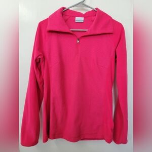 Columbia Quarter Zip Micro Fleece Pullover Size Medium